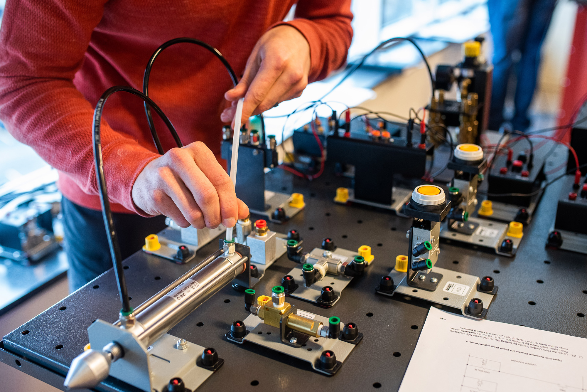 Electrical students.