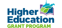Higher Education Grant Program logo.