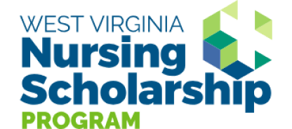 WV Nursing scholarship program logo.