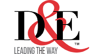 D & E leading the way logo.